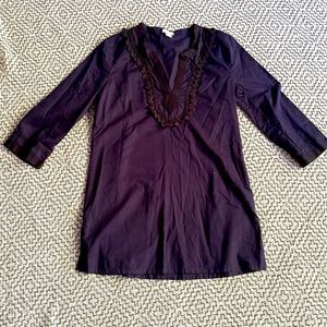 J Crew Navy/Black Tunic Top size XS